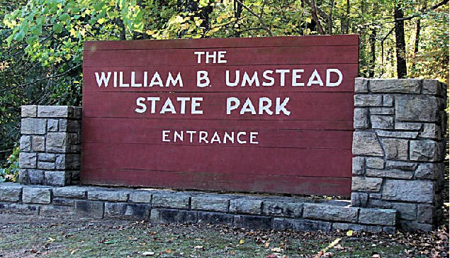 Umstead State Park Entrance